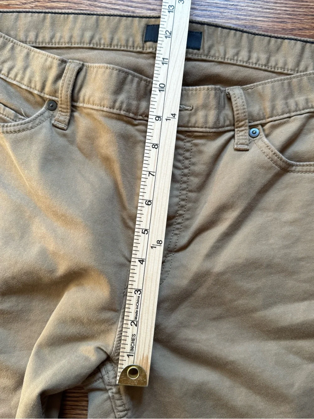 Banana Republic Men’s Travel Athletic Pants 34x32 Whiskey Brown Stretch